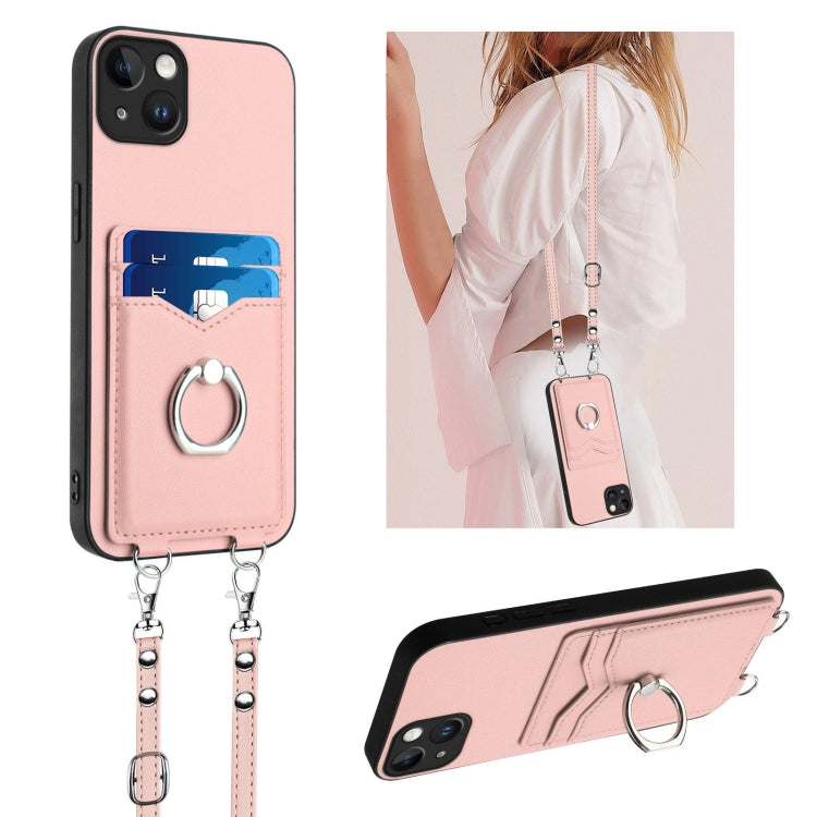 R20 斜背繩圈卡片手機殼，適用於 iPhone 14 Plus、iPhone 14、iPhone 14 Pro、iPhone 14 Pro Max、iPhone SE 2022 / SE 2020 / 8、iPhone 13 Pro Max、iPhone 13 Pro、iPhone 13
