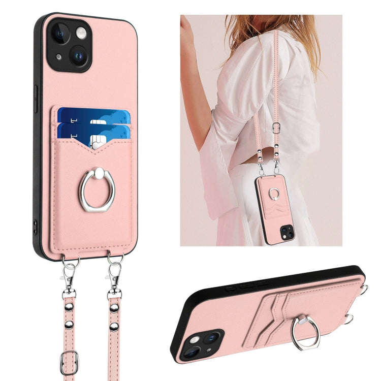 R20 斜背繩圈卡片手機殼，適用於 iPhone 14 Plus、iPhone 14、iPhone 14 Pro、iPhone 14 Pro Max、iPhone SE 2022 / SE 2020 / 8、iPhone 13 Pro Max、iPhone 13 Pro、iPhone 13