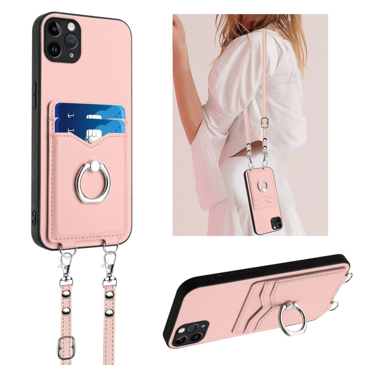 R20 斜背繩圈卡片手機殼，適用於 iPhone 13 mini、iPhone 12、iPhone 12 Pro Max、iPhone 12 Pro、iPhone 12 mini、iPhone 11 Pro Max、iPhone 11、iPhone 11 Pro