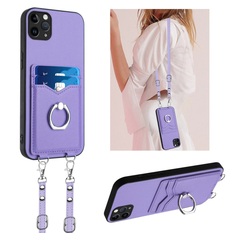 R20 斜背繩圈卡片手機殼，適用於 iPhone 13 mini、iPhone 12、iPhone 12 Pro Max、iPhone 12 Pro、iPhone 12 mini、iPhone 11 Pro Max、iPhone 11、iPhone 11 Pro