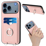 R20 斜背繩指環卡包手機殼，適用於 iPhone 17 Pro Max、iPhone 17 Pro、iPhone 17、iPhone Air、iPhone 15 Pro Max、iPhone 15 Pro、iPhone 15 Plus、iPhone 15