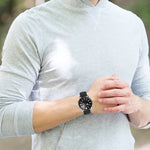 圓尾皮革錶帶，尺寸：自由尺寸 22mm，適用於 Galaxy Watch 3 45mm
