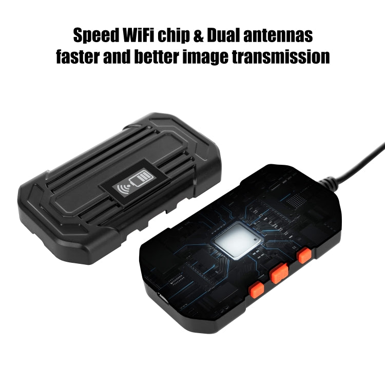 F240 3.9mm 高清 1080P IP67 防水 WiFi 直連數位內窺鏡，2m，5m，10m