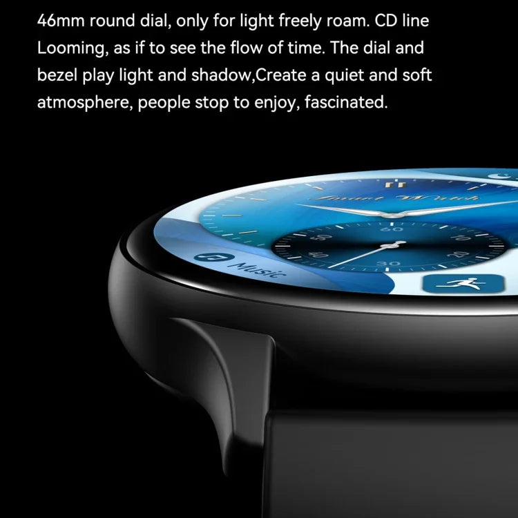 HK89 1.43 inch BT5.0 IP67 Sport Smart Watch, Support Bluetooth Call / Message Notification / Heart Rate / Blood Pressure Health Monitor