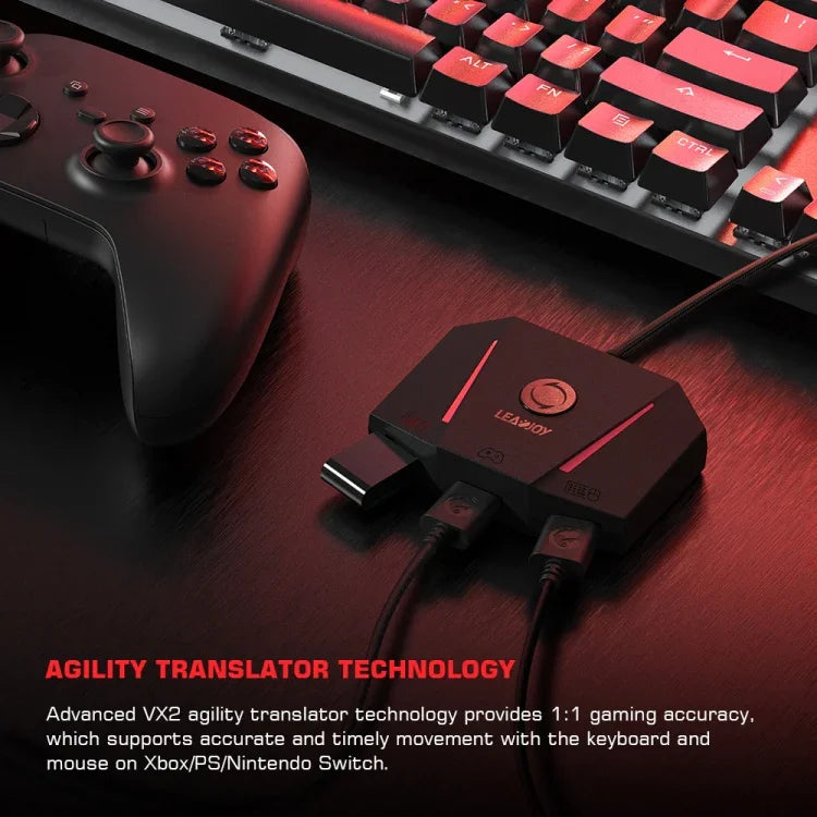 GameSir LeadJoy VX2 AimBox 遊戲主機鍵鼠轉換器，適用於 Xbox / PS4