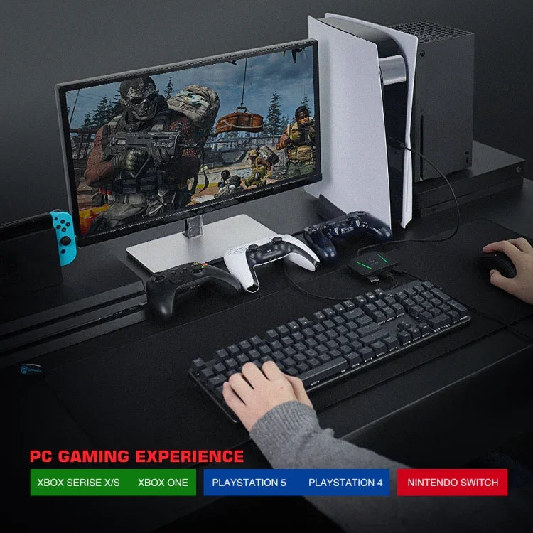 GameSir LeadJoy VX2 AimBox 遊戲主機鍵鼠轉換器，適用於 Xbox / PS4