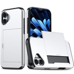 防震裝甲手機殼附卡槽，適用於 iPhone 16