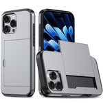 防震裝甲手機殼附卡槽，適用於 iPhone 16