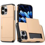防震裝甲手機殼附卡槽，適用於 iPhone 16