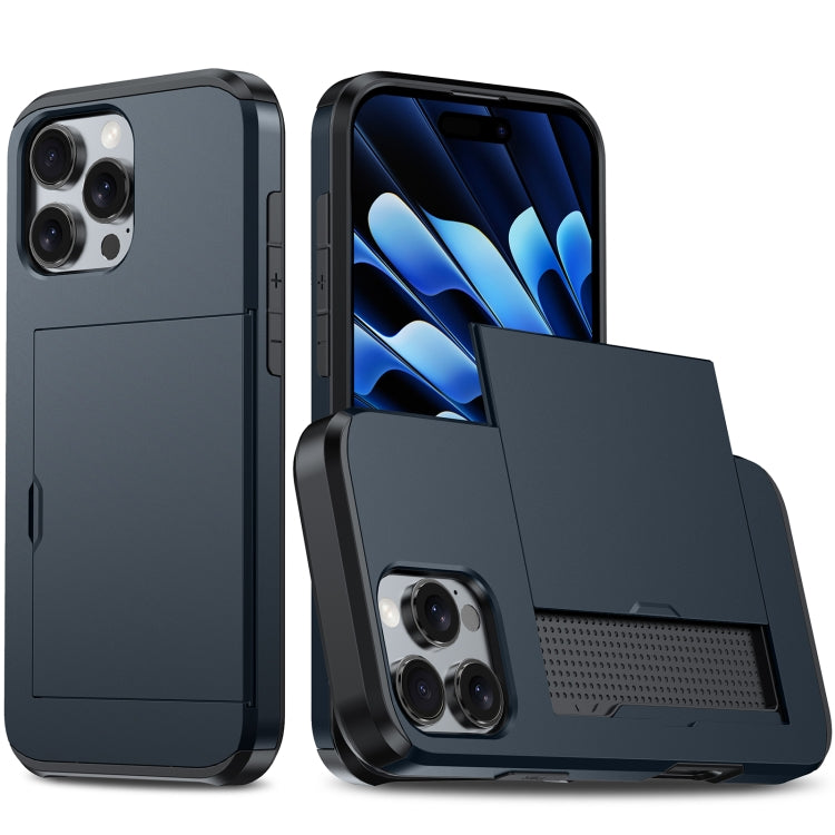 防震裝甲手機殼附卡槽，適用於 iPhone 16