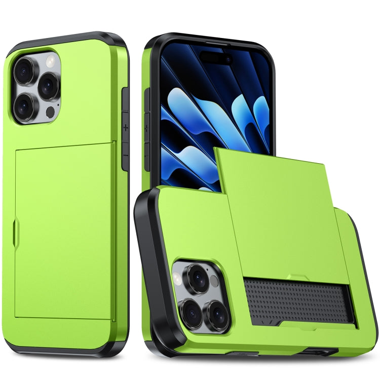 防震裝甲手機殼附卡槽，適用於 iPhone 16