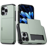 防震裝甲手機殼附卡槽，適用於 iPhone 16