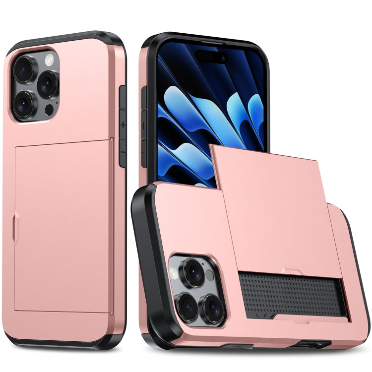 防震裝甲手機殼附卡槽，適用於 iPhone 16