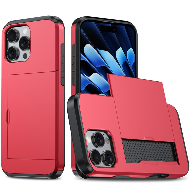 防震裝甲手機殼附卡槽，適用於 iPhone 16