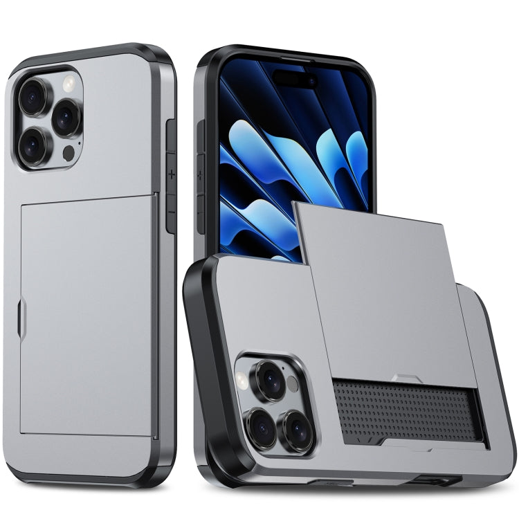 防震裝甲手機殼附卡槽，適用於 iPhone 16