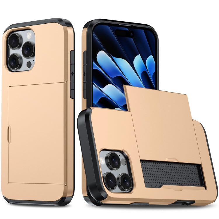防震裝甲手機殼附卡槽，適用於 iPhone 16