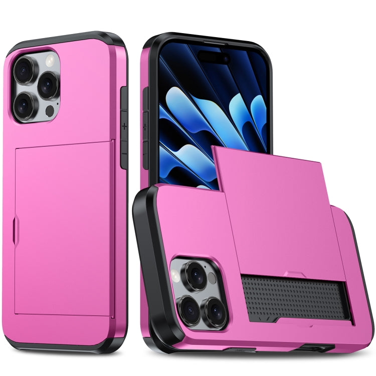 防震裝甲手機殼附卡槽，適用於 iPhone 16