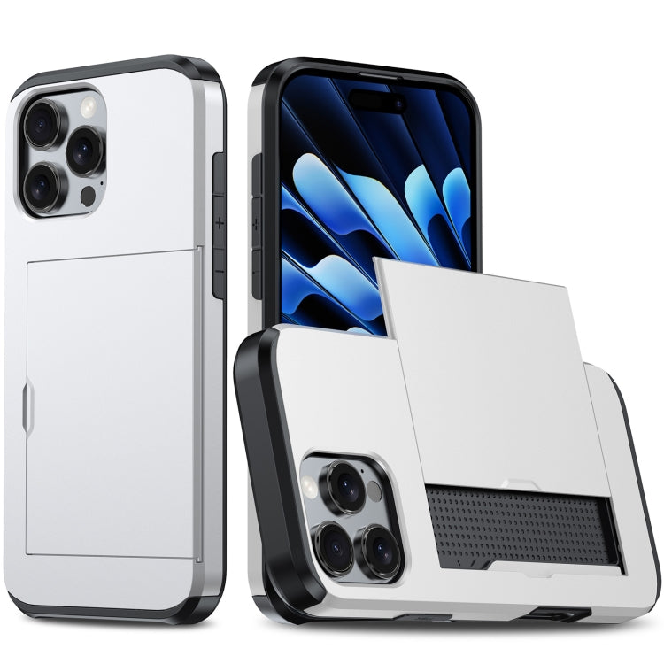 防震裝甲手機殼附卡槽，適用於 iPhone 16