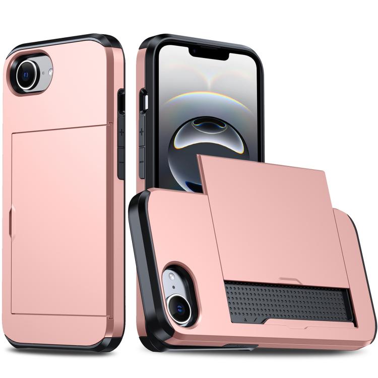 防震裝甲手機殼，帶卡槽，適用於iPhone 17e / 16e、iPhone 17 Pro Max、iPhone 17 Pro、iPhone 17