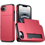 防震裝甲手機殼，帶卡槽，適用於iPhone 17e / 16e、iPhone 17 Pro Max、iPhone 17 Pro、iPhone 17