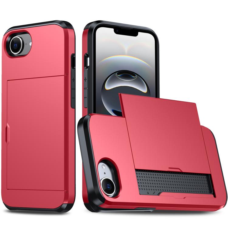 防震裝甲手機殼，帶卡槽，適用於iPhone 17e / 16e、iPhone 17 Pro Max、iPhone 17 Pro、iPhone 17