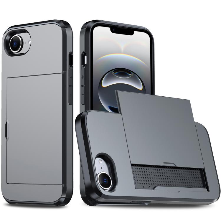 防震裝甲手機殼，帶卡槽，適用於iPhone 17e / 16e、iPhone 17 Pro Max、iPhone 17 Pro、iPhone 17