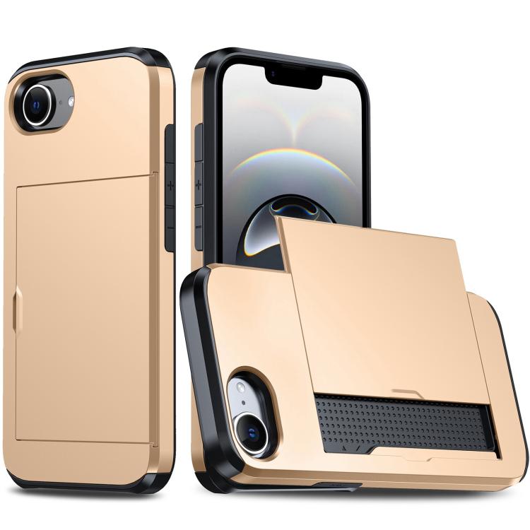 防震裝甲手機殼，帶卡槽，適用於iPhone 17e / 16e、iPhone 17 Pro Max、iPhone 17 Pro、iPhone 17