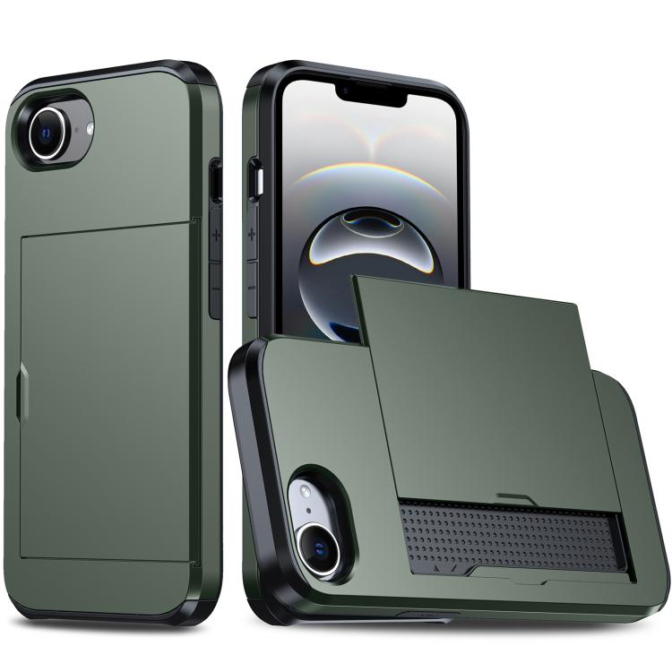 防震裝甲手機殼，帶卡槽，適用於iPhone 17e / 16e、iPhone 17 Pro Max、iPhone 17 Pro、iPhone 17
