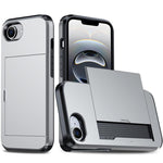 防震裝甲手機殼，帶卡槽，適用於iPhone 17e / 16e、iPhone 17 Pro Max、iPhone 17 Pro、iPhone 17