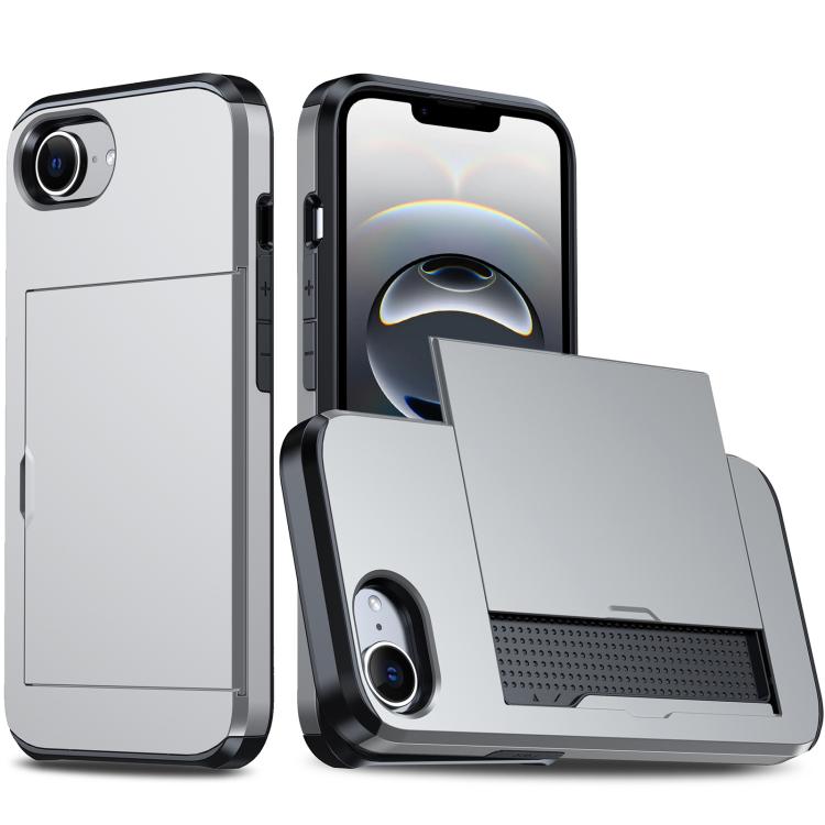 防震裝甲手機殼，帶卡槽，適用於iPhone 17e / 16e、iPhone 17 Pro Max、iPhone 17 Pro、iPhone 17