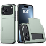 防震裝甲手機殼，帶卡槽，適用於iPhone 17e / 16e、iPhone 17 Pro Max、iPhone 17 Pro、iPhone 17
