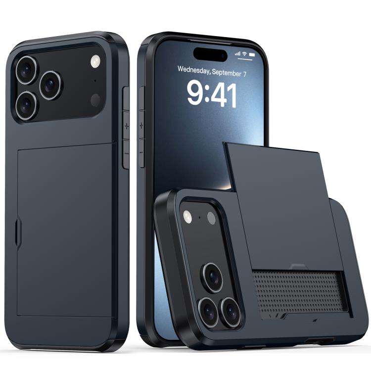 防震裝甲手機殼，帶卡槽，適用於iPhone 17e / 16e、iPhone 17 Pro Max、iPhone 17 Pro、iPhone 17