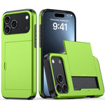 防震裝甲手機殼，帶卡槽，適用於iPhone 17e / 16e、iPhone 17 Pro Max、iPhone 17 Pro、iPhone 17