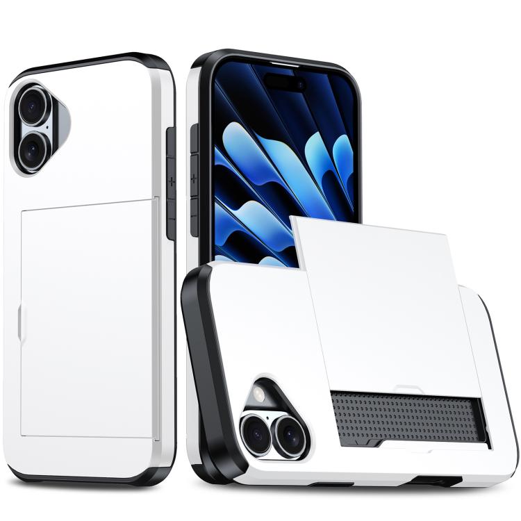 防震裝甲手機殼，帶卡槽，適用於iPhone 17e / 16e、iPhone 17 Pro Max、iPhone 17 Pro、iPhone 17