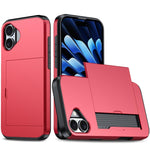 防震裝甲手機殼，帶卡槽，適用於iPhone 17e / 16e、iPhone 17 Pro Max、iPhone 17 Pro、iPhone 17