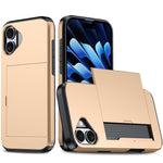 防震裝甲手機殼，帶卡槽，適用於iPhone 17e / 16e、iPhone 17 Pro Max、iPhone 17 Pro、iPhone 17