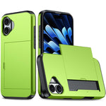 防震裝甲手機殼，帶卡槽，適用於iPhone 17e / 16e、iPhone 17 Pro Max、iPhone 17 Pro、iPhone 17