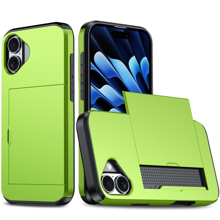 防震裝甲手機殼，帶卡槽，適用於iPhone 17e / 16e、iPhone 17 Pro Max、iPhone 17 Pro、iPhone 17