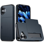 防震裝甲手機殼，帶卡槽，適用於iPhone 17e / 16e、iPhone 17 Pro Max、iPhone 17 Pro、iPhone 17