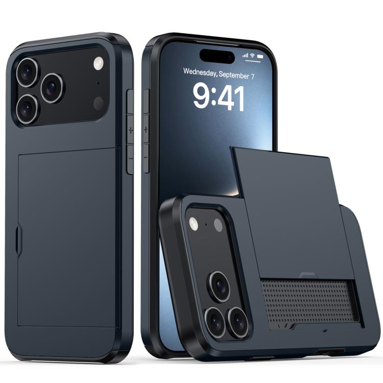 防震裝甲手機殼，帶卡槽，適用於iPhone 17e / 16e、iPhone 17 Pro Max、iPhone 17 Pro、iPhone 17