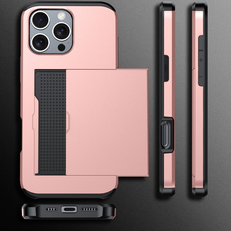 防震裝甲手機殼，帶卡槽，適用於iPhone 17e / 16e、iPhone 17 Pro Max、iPhone 17 Pro、iPhone 17