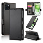 側扣磁吸霧面皮革手機殼，適用於 iPhone 16 Pro、iPhone 16 Plus、iPhone 16、iPhone 15 Pro Max、iPhone 15 Pro、iPhone 15 Plus