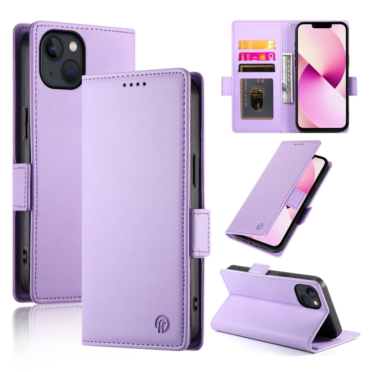 Side Buckle Magnetic Frosted Leather Phone Case, For iPhone 13 Pro Max, For iPhone 13 Pro, For iPhone 13, For iPhone 13 mini, For iPhone 12 / 12 Pro, For iPhone 12 Pro Max