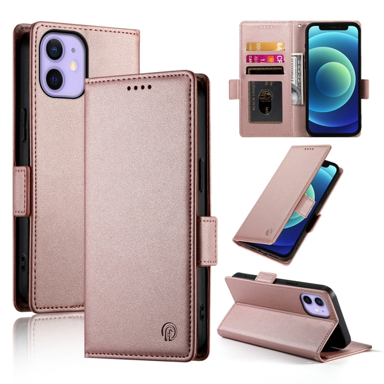 Side Buckle Magnetic Frosted Leather Phone Case, For iPhone 12 mini, For iPhone 11 Pro Max, For iPhone 11, For iPhone 11 Pro, For iPhone X / XS, For iPhone XR