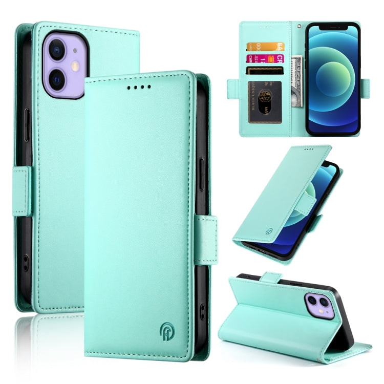 側扣磁吸霧面皮革手機殼，適用於 iPhone 12 mini、iPhone 11 Pro Max、iPhone 11、iPhone 11 Pro、iPhone X / XS、iPhone XR