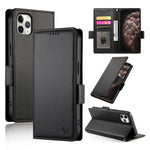 側扣磁吸霧面皮革手機殼，適用於 iPhone 12 mini、iPhone 11 Pro Max、iPhone 11、iPhone 11 Pro、iPhone X / XS、iPhone XR