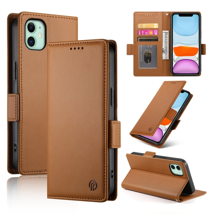 側扣磁吸霧面皮革手機殼，適用於 iPhone 12 mini、iPhone 11 Pro Max、iPhone 11、iPhone 11 Pro、iPhone X / XS、iPhone XR