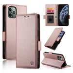 側扣磁吸霧面皮革手機殼，適用於 iPhone 12 mini、iPhone 11 Pro Max、iPhone 11、iPhone 11 Pro、iPhone X / XS、iPhone XR