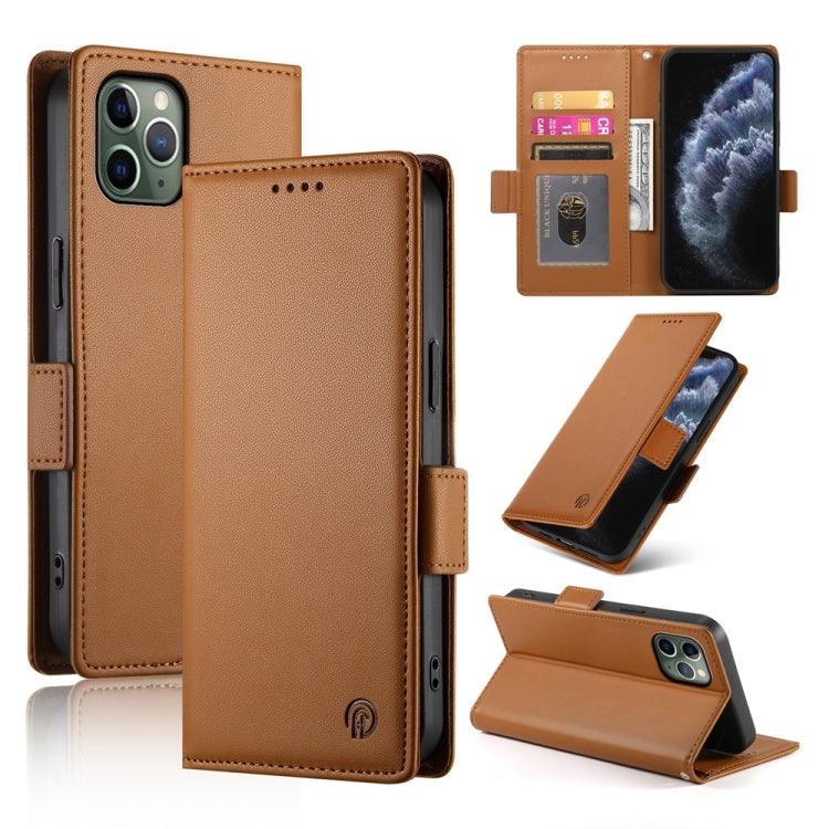 側扣磁吸霧面皮革手機殼，適用於 iPhone 12 mini、iPhone 11 Pro Max、iPhone 11、iPhone 11 Pro、iPhone X / XS、iPhone XR