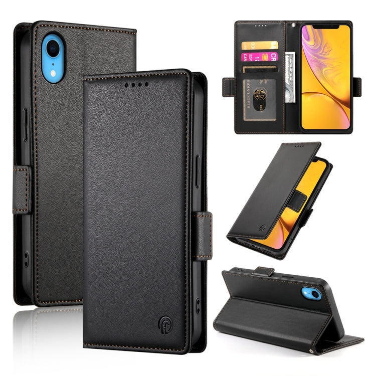 側扣磁吸霧面皮革手機殼，適用於 iPhone 12 mini、iPhone 11 Pro Max、iPhone 11、iPhone 11 Pro、iPhone X / XS、iPhone XR